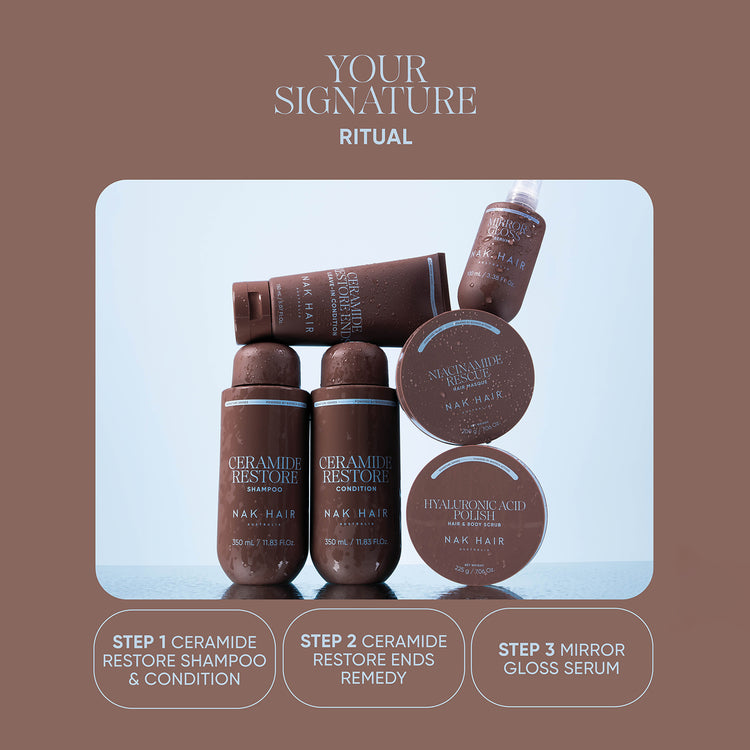NAK Signature Senses Hyaluronic Acid Polish Hair & Body Scrub 225g