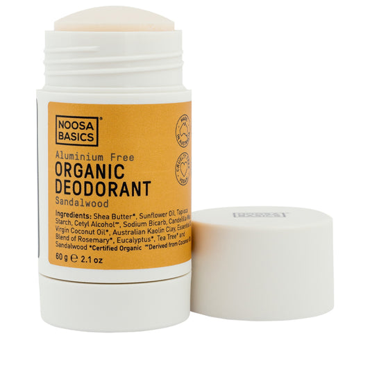 Noosa Basics Organic Deodorant Stick - Sandalwood 60g