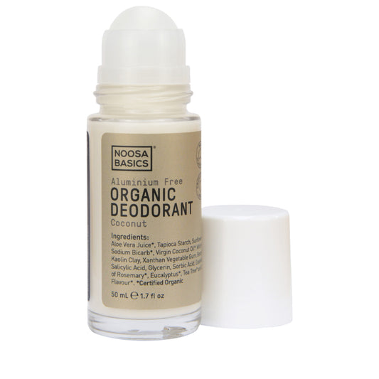 Noosa Basics Organic Deodorant Roll On - Coconut 50ml
