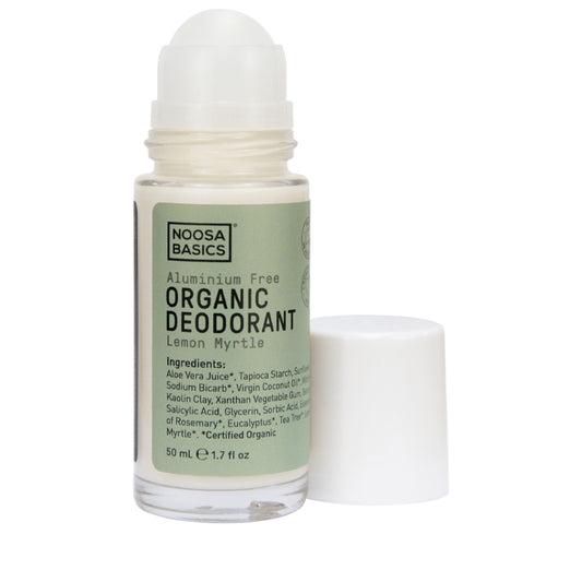 Noosa Basics Organic Deodorant Roll On - Lemon Myrtle 50ml
