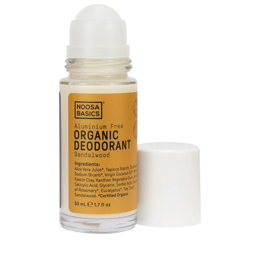 Noosa Basics Organic Deodorant Roll On - Sandalwood 50ml
