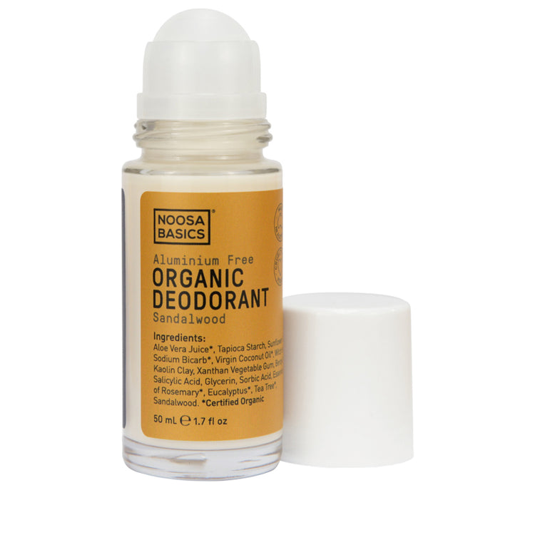Noosa Basics Organic Deodorant Roll On - Sandalwood 50ml