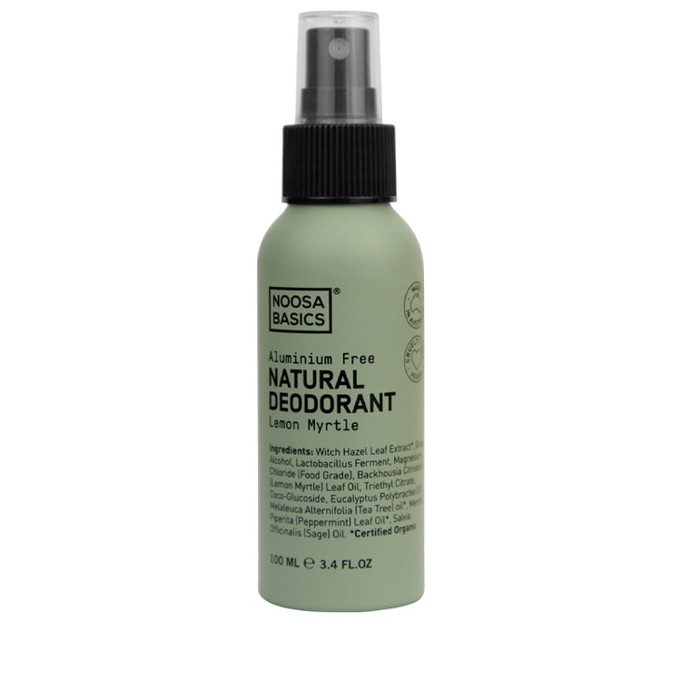 Noosa Basics Natural Deodorant Spray - Lemon Myrtle 100ml