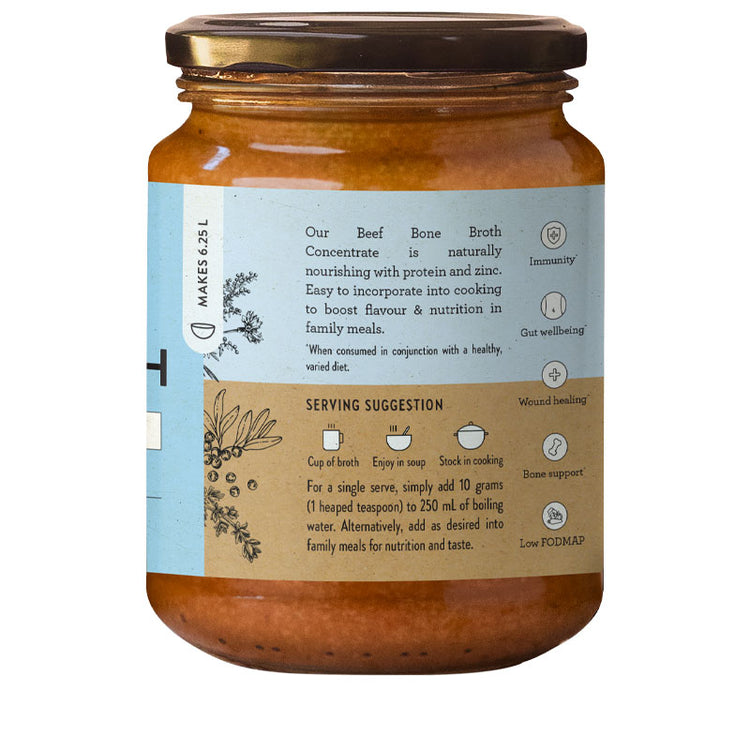 Nutra Organics Beef Bone Broth Concentrate - Natural 250g
