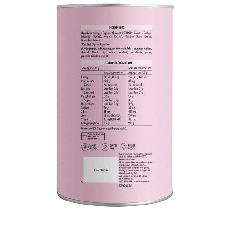 Nutra Naturals Collagen Beauty with Verisol + C 450g
