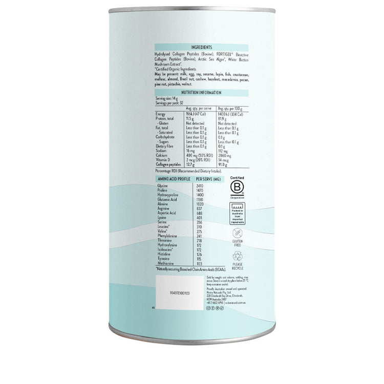 Nutra Naturals Collagen Joints + Bones 450g