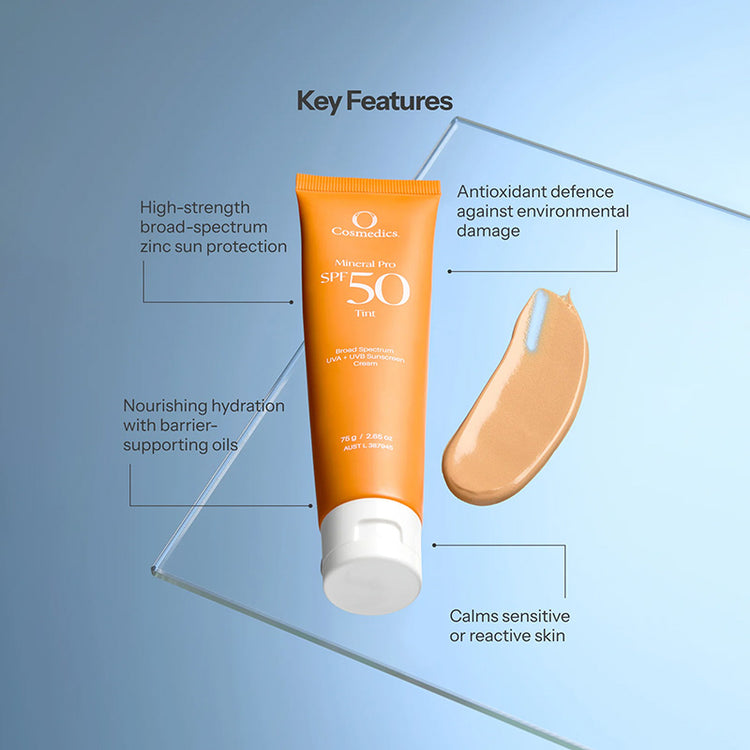 O Cosmedics Mineral Pro Tinted SPF 50+ 75g