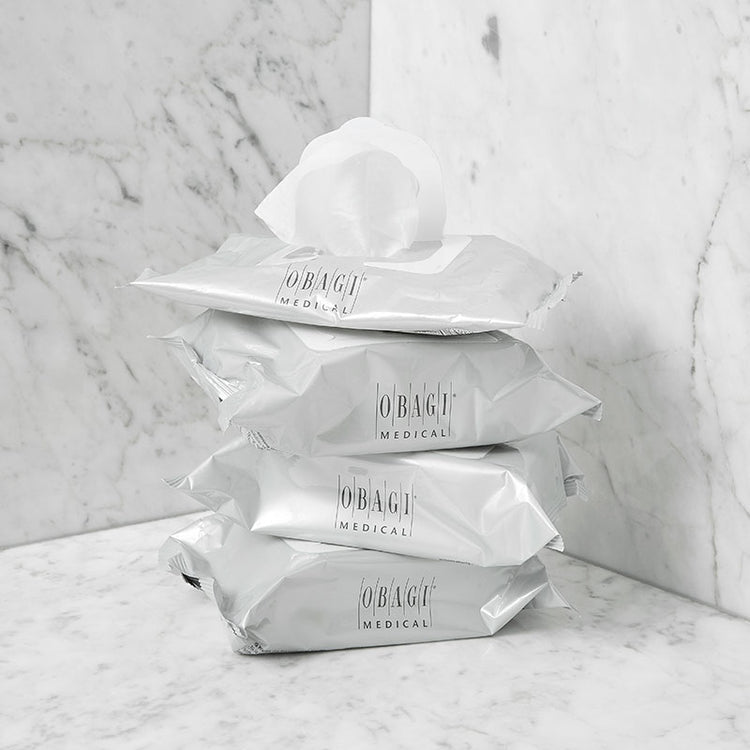 Obagi On the Go Cleansing Wipes for Oily or Acne Prone Skin (25pk)