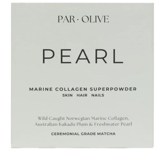 Par Olive PEARL Marine Collagen Superpowder Travel Set (Ceremonial Grade Matcha) 70g