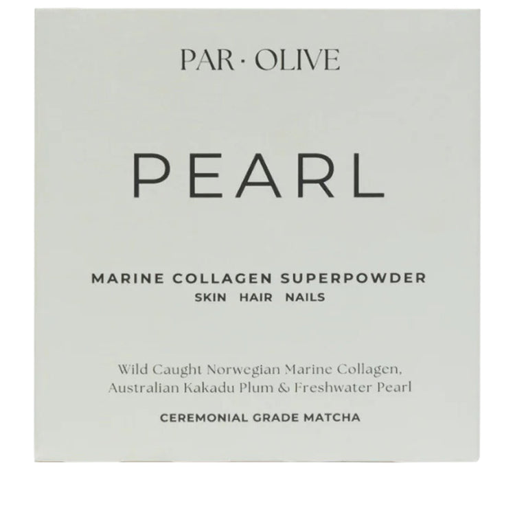 Par Olive PEARL Marine Collagen Superpowder Travel Set (Ceremonial Grade Matcha) 70g