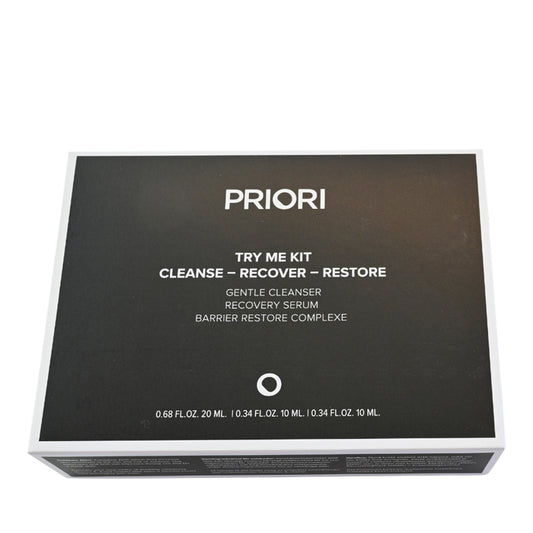 Priori Try Me Kit - Cleanse Recover Restore