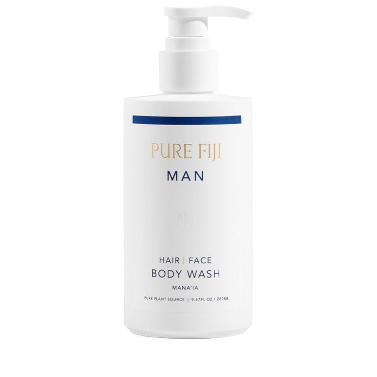 Pure Fiji MAN Hair Face & Body Wash 280ml - Mana'ia 280ml