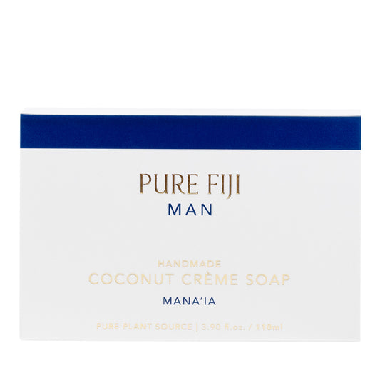 Pure Fiji MAN Handmade Coconut Creme Soap - Mana'ia 110g