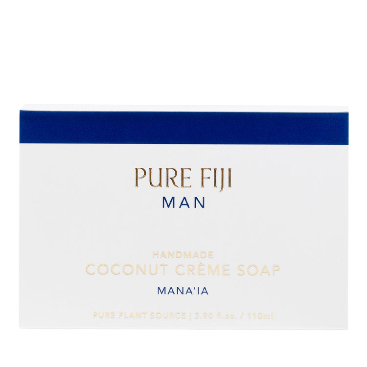 Pure Fiji MAN Handmade Coconut Creme Soap - Mana'ia 110g
