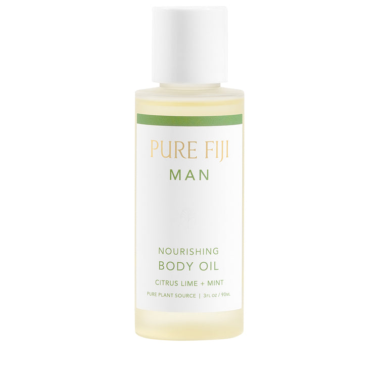 Pure Fiji MAN Nourishing Body Oil 90ml - Citrus Lime & Mint 90ml