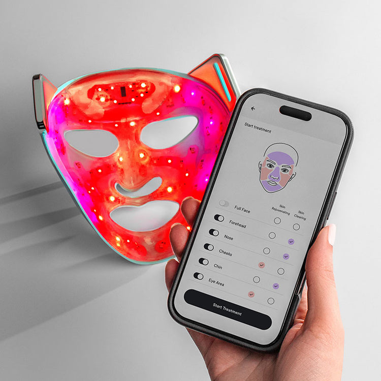 Qure Skincare Q-Rejuvalight Pro LED Mask + Neck & Decolletage LED System Bundle
