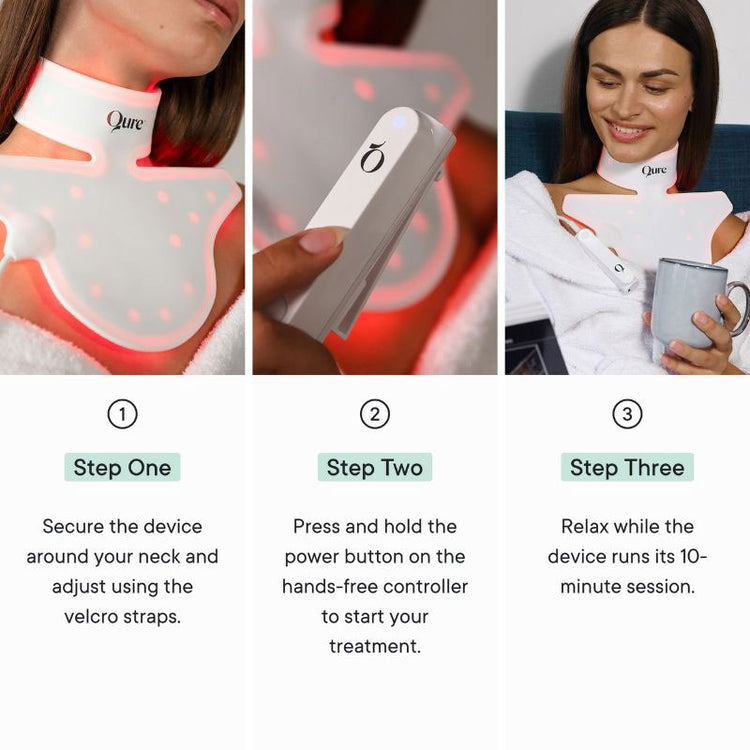 Qure Skincare Neck & Decolletage LED System