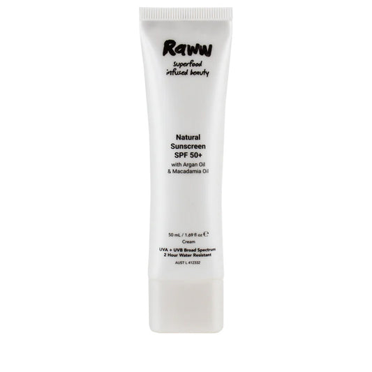 Raww Natural Sunscreen SPF 50+ 50ml