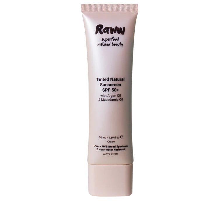 Raww Tinted Natural Sunscreen SPF 50+ 50ml