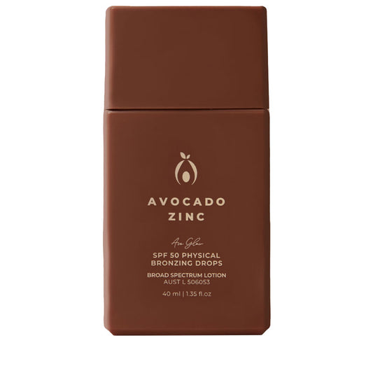 Avocado Zinc SPF50 Physical Bronzing Drops 40ml