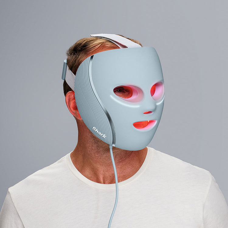 Shark CryoGlow™ Cooling + LED Face Mask - Blue Frost