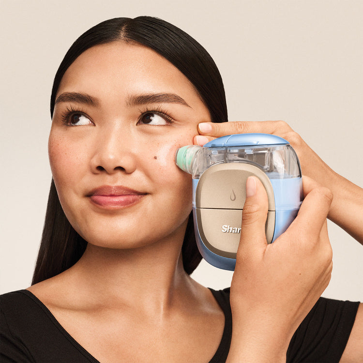 Shark FacialPro Glow At Home Hydro-Powered Facial System - Blue & Soft Gold