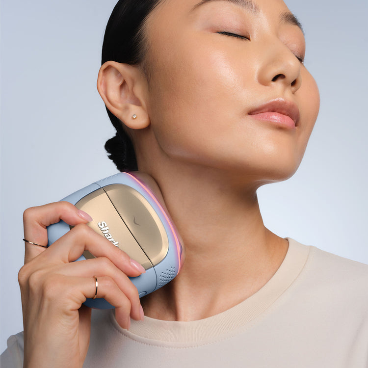 Shark FacialPro Glow At Home Hydro-Powered Facial System - Blue & Soft Gold
