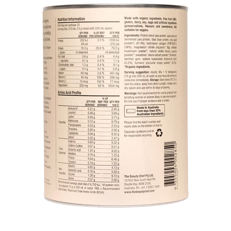 The Beauty Chef Body Collagen Vanilla 260g