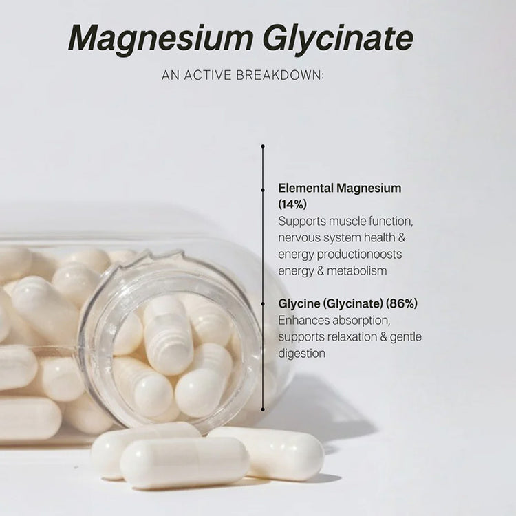Tonik Magnesium Glycinate Capsules (120 Capsules)