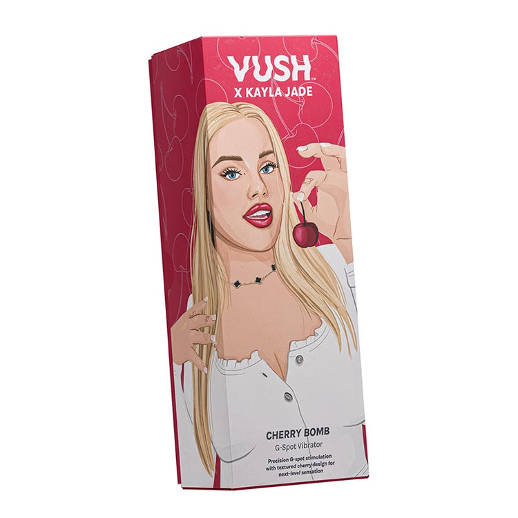 VUSH X Kayla Jade Cherry Bomb G-Spot Vibrator