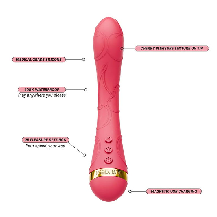 VUSH X Kayla Jade Cherry Bomb G-Spot Vibrator
