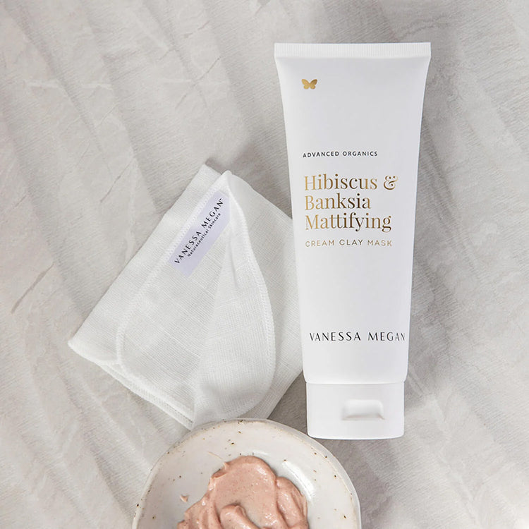 Vanessa Megan Hibiscus & Banksia Mattifying Cream Clay Mask 180ml