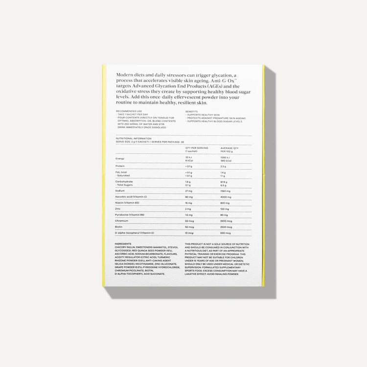 Vida Glow Anti-G-Ox - Yuzu Lemon 30x2g sachets
