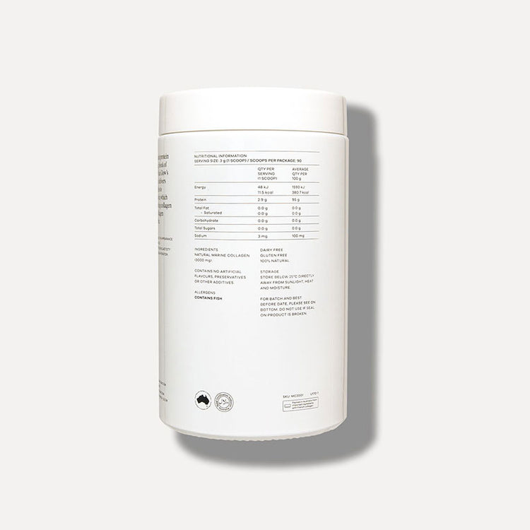 Vida Glow Natural Marine Collagen Loose Powder 270g (90 serves)