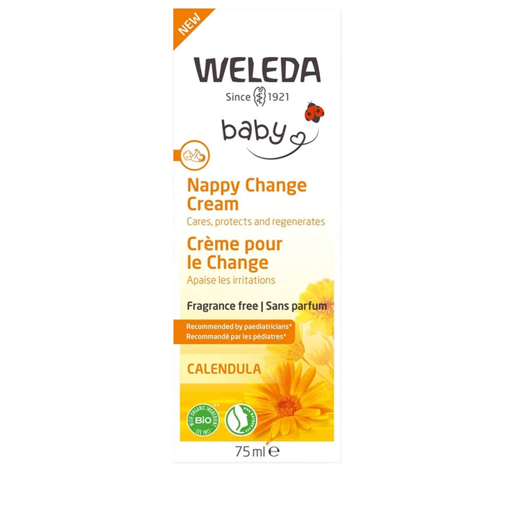 Weleda Calendula Nappy Change Cream Fragrance Free 75ml