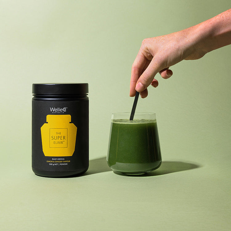 WelleCo Super Elixir Lemon and Ginger 300g Refill