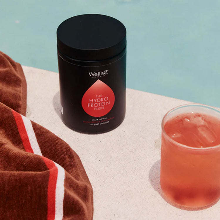 WelleCo The HydroProtein Elixir Blackcurrant & Pomegranate 270g