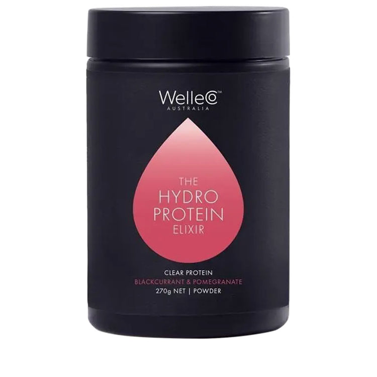 WelleCo The HydroProtein Elixir Blackcurrant & Pomegranate 270g