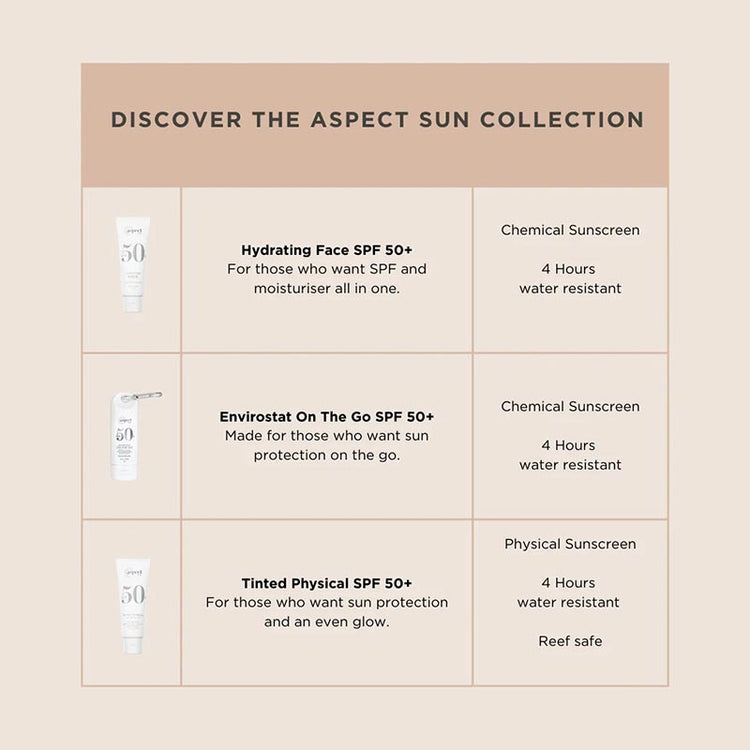 Aspect Sun Envirostat On The Go SPF50 75g