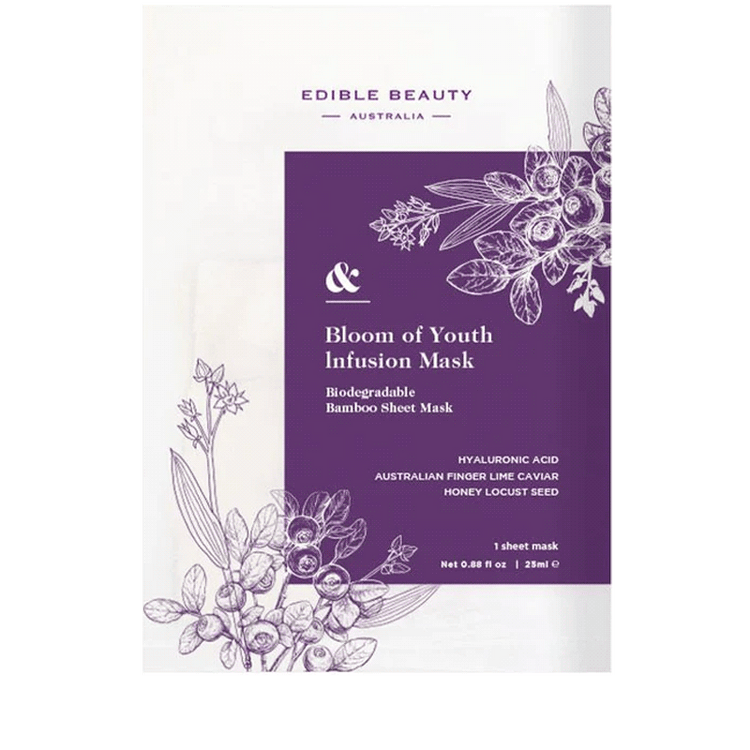 Free Edible Beauty Bloom Of Youth Infusion Sheet Mask