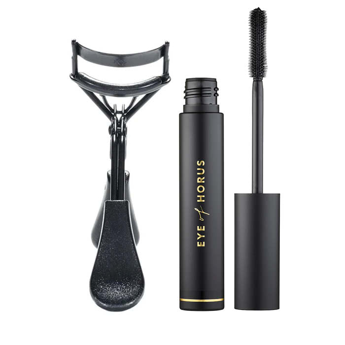 Eye of Horus Goddess Mascara Black & Lash Curler Duo