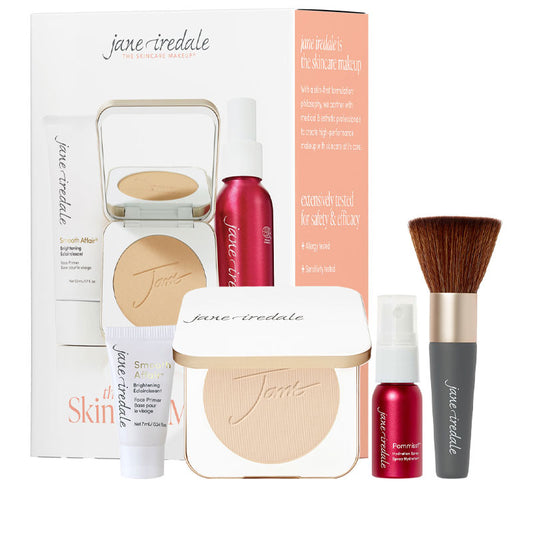 jane iredale Skincare Makeup System Starter Kit (with Handi Brush) - Amber