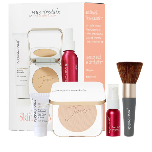 jane iredale Skincare Makeup System Starter Kit (with Handi Brush) - Natural