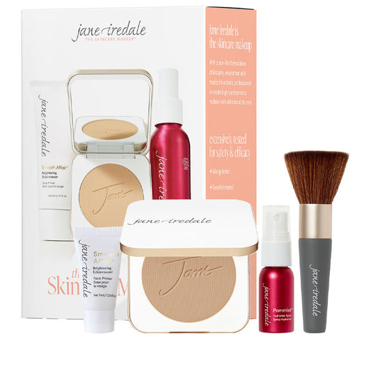jane iredale Skincare Makeup System Starter Kit (with Handi Brush) - Riviera