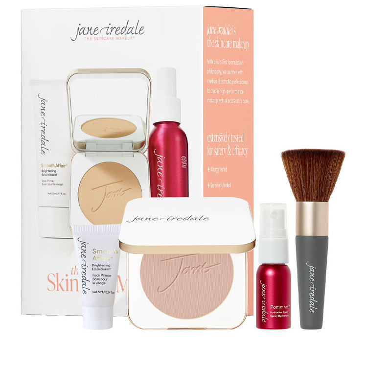 jane iredale Skincare Makeup System Starter Kit (with Handi Brush) - Suntan