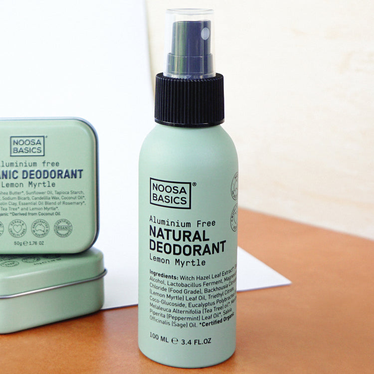 Noosa Basics Natural Deodorant Spray - Lemon Myrtle 100ml