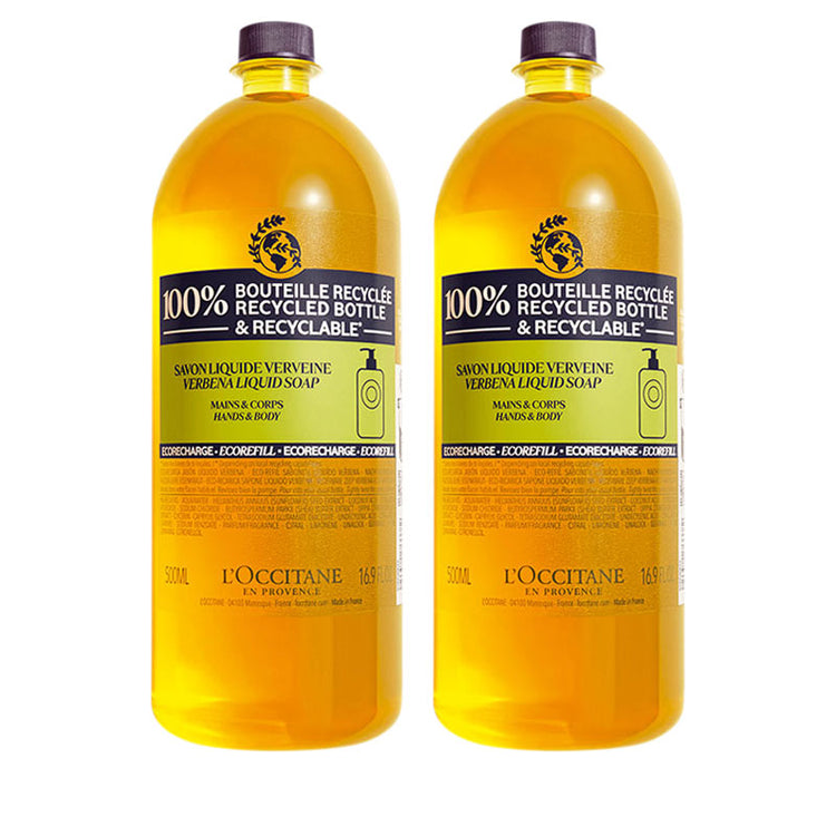 L'Occitane Liquid Soap Verbena Refill Duo
