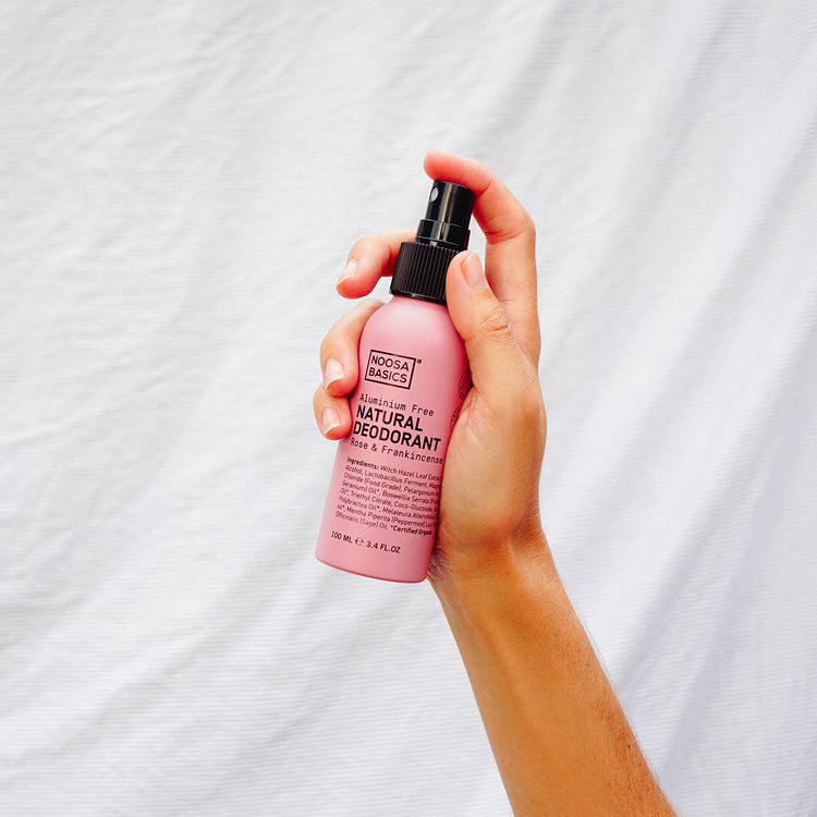Noosa Basics Natural Deodorant Spray - Rose & Frankincense 100ml