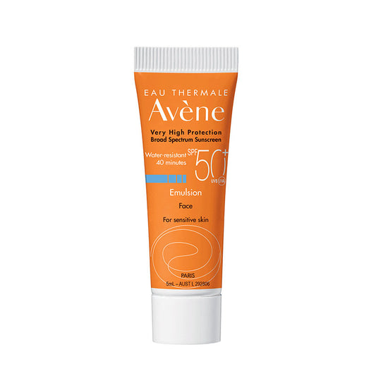 FREE Avene Sunscreen Emulsion Face SPF50+ 5ml