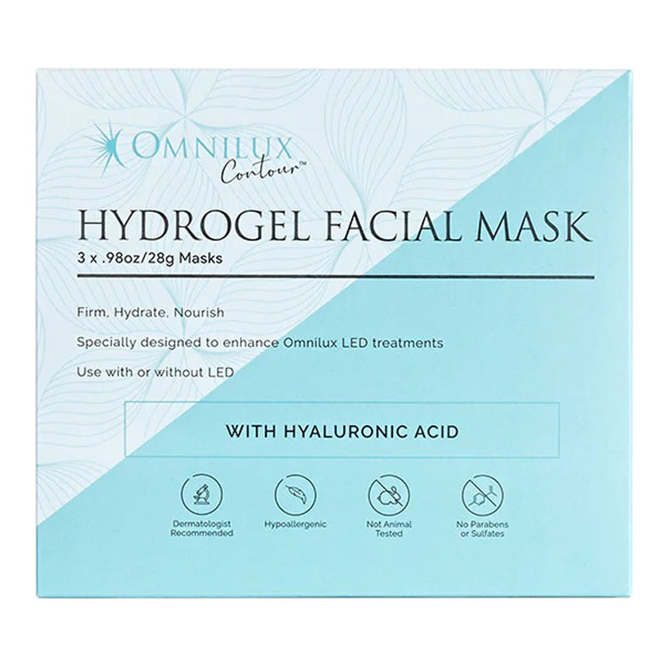 Omnilux Hydrogel Facial Mask 3 x 28g